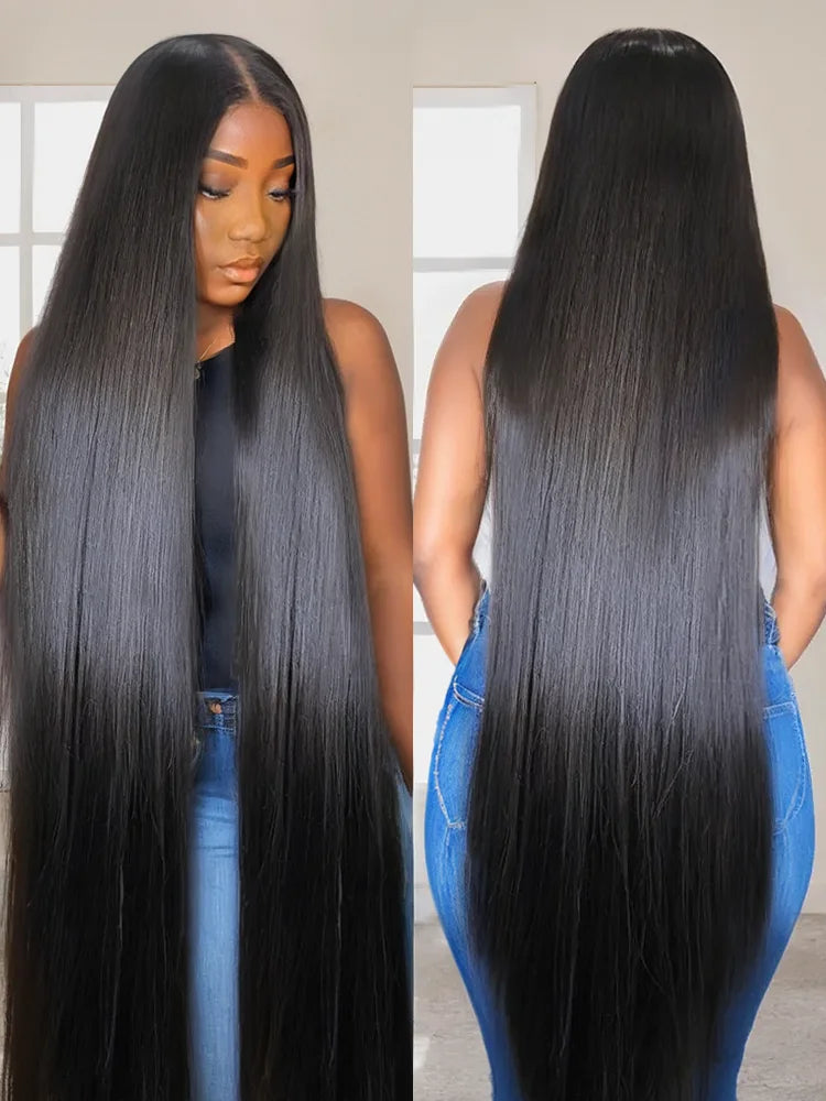 250 Density Bone Straight 13x6 HD Lace Frontal Wig 100% Human Hair 13x4 Lace Frontal Wig 5x5 Glueless Closure Wear Go